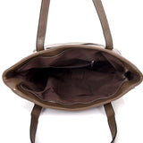 Althea strap front shopper bag khaki image