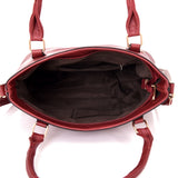 Elenor laser pocket shopper bag Red image