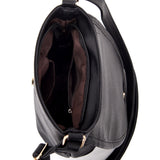 Aubree laser cut cross body bag black image