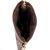 Hailey twin colour cross body bag Brown image