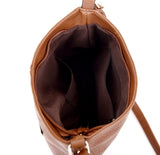 Karenina pocket cross body bag red brown image