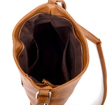 Karenina pocket cross body bag dark tan image