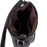 Harrie zip cross body bag black image