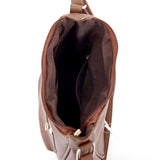 Harrie zip cross body bag red brown image