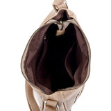 Harrie zip cross body bag nude image