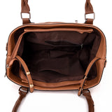 Sherlock Studded Tote Bag Dark Tan image
