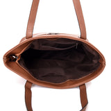 Benni Stud Shopper Bag Red Brown image