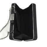 Chainmail rectangular box bag - Black image