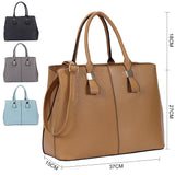 Jennelle Tote Bag - L. BLUE image