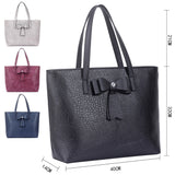 Skylar Bow Shopper Bag - Black image