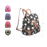 Stars Retro Rucksack - Pink image