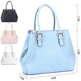 Brooklyn Quilted Front Bag - Blue image