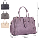 Kylie Buckle Strap Handbag - Black image