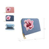 Bryony Flower Purse - Dark Blue image