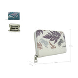 Kacey Leaf Pattern Purse - Beige image