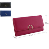 Raleigh circle trim purse - Fuchsia image