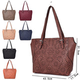 Addie chop out tote - BROWN image