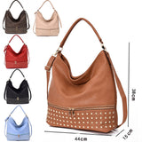 Adette Stud Slouchy shopper - LT BLUE image