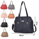 Renita centre seam tote bag - RED image