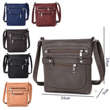 Patty zip stud crossbody - BROWN image