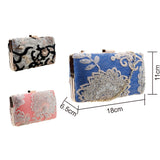 Katherina Embroidery Box Bag - Blue image