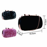 Tessie Bow Clasp Box Clutch - Grey image
