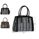 Vita Snake Tote Bag - Black image