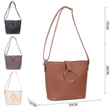 Libby Eyelet Ring Tote Bag - Black image