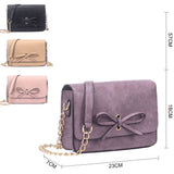 Arabella Bow Cross Body Bag - Purple image