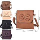 Zeidi Bow Cross Body Bag - Brown image