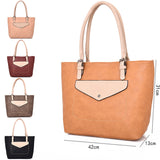 Allegro Front Pocket Shopper Bag - Black image
