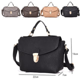 Alerie Clip Front Cross Body Bag - Brown image