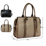 Guinivere marble panel tote bag - Black image