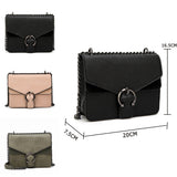 Sallie Ring Trim Cross Body Bag - Nude image