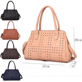 Judi Stud Tote Bag Beige image
