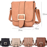 Bennet buckle cross body bag grey image