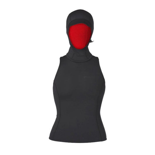 CAMISETA MUJER WATER HEATER CAPUCHA PATAGONIA