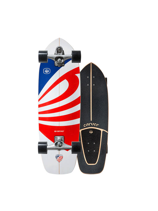 30.75 USA Booster C7 Carver Skateboard