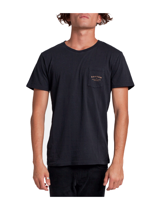Pocket T-Shirt Black Rhythm