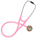 UltraScope Single Stethoscope Razzle Dazzler Hot Pink and Light Green