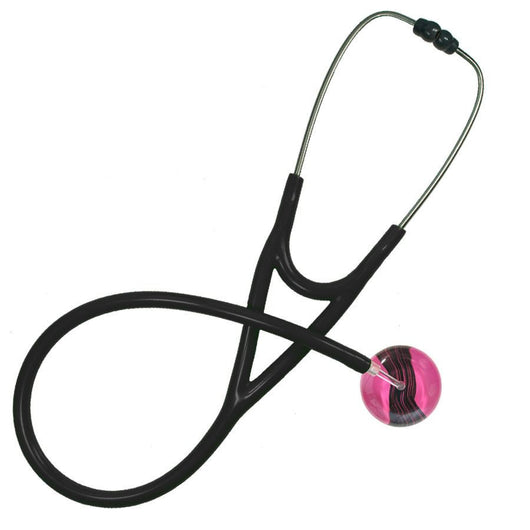 UltraScope Single Stethoscope Black Wave Hot Pink