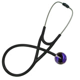 UltraScope Single Stethoscope Black Wave Purple