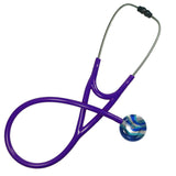 UltraScope Single Stethoscope Wavy Stripe Silver