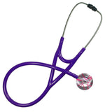 UltraScope Single Stethoscope Streak of Colors Silver