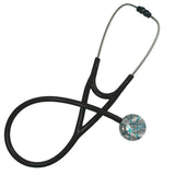 UltraScope Single Stethoscope Streak of Colors Silver