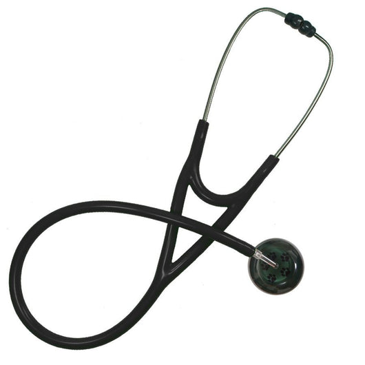 UltraScope Single Stethoscope Paw Prints Green