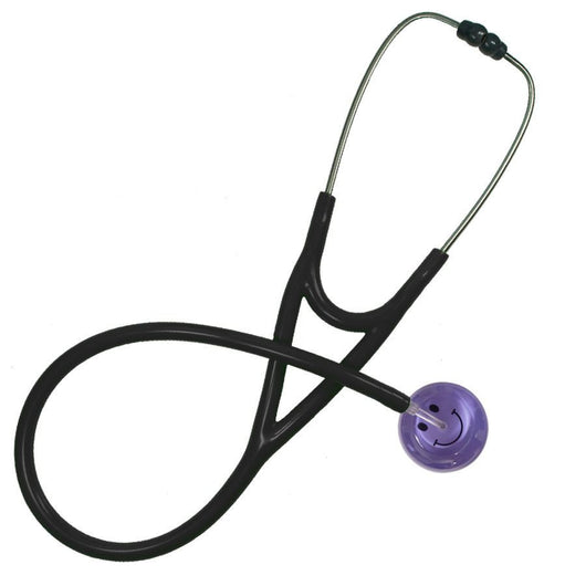 UltraScope Single Stethoscope Smiley Face Lavender