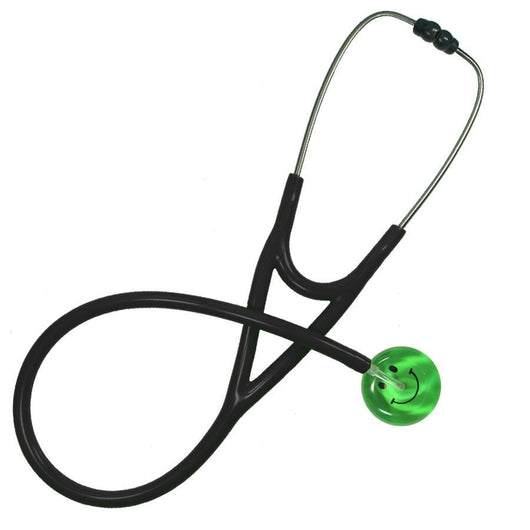 UltraScope Single Stethoscope Smiley Face Light Green