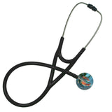 UltraScope Single Stethoscope Flower Vines Light Blue