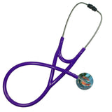 UltraScope Single Stethoscope Flower Vines Light Blue